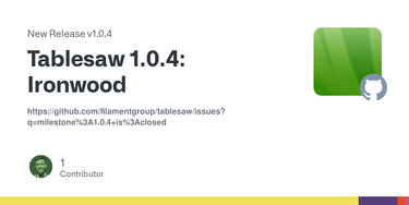 OpenGraph image for github.com/filamentgroup/tablesaw/releases/tag/v1.0.4