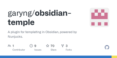 OpenGraph image for github.com/garyng/obsidian-temple