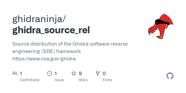 OpenGraph image for github.com/ghidraninja/ghidra_source_rel/