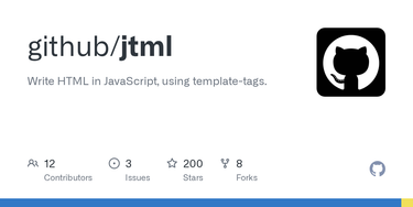 OpenGraph image for github.com/github/jtml
