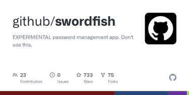 OpenGraph image for github.com/github/swordfish