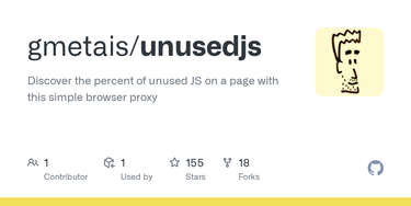 OpenGraph image for github.com/gmetais/unusedjs
