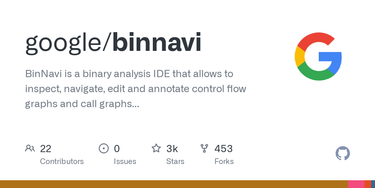 OpenGraph image for github.com/google/binnavi