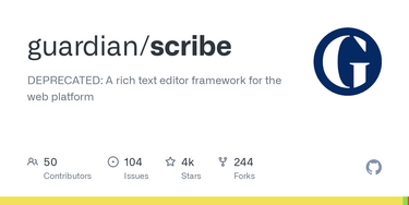 OpenGraph image for github.com/guardian/scribe