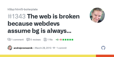OpenGraph image for github.com/h5bp/html5-boilerplate/pull/1343