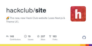 OpenGraph image for github.com/hackclub/site