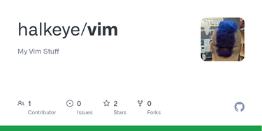 OpenGraph image for github.com/halkeye/vim