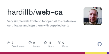 OpenGraph image for github.com/hardillb/web-ca