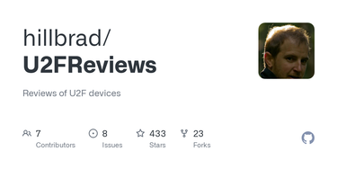 OpenGraph image for github.com/hillbrad/U2FReviews#implissues