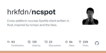 OpenGraph image for github.com/hrkfdn/ncspot