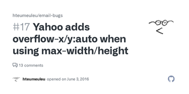 OpenGraph image for github.com/hteumeuleu/email-bugs/issues/17