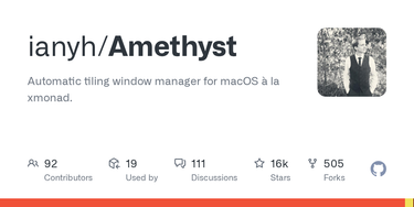 OpenGraph image for github.com/ianyh/Amethyst