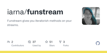 OpenGraph image for github.com/iarna/funstream