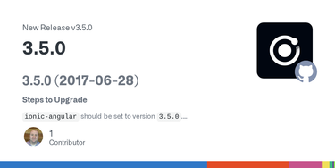 OpenGraph image for github.com/ionic-team/ionic/releases/tag/v3.5.0