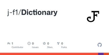 OpenGraph image for github.com/j-f1/Dictionary