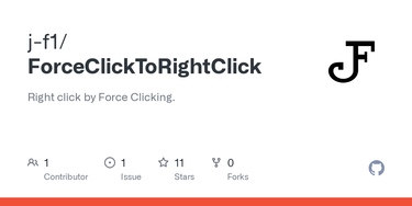 OpenGraph image for github.com/j-f1/ForceClickToRightClick
