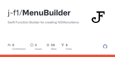 OpenGraph image for github.com/j-f1/MenuBuilder