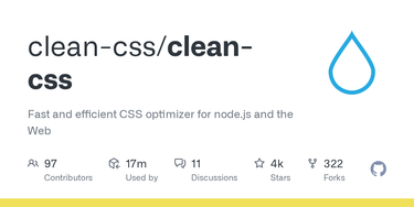 OpenGraph image for github.com/jakubpawlowicz/clean-css