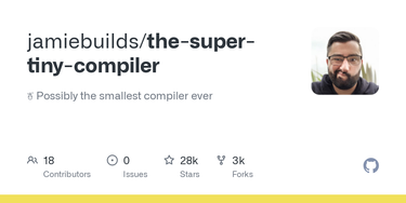 OpenGraph image for github.com/jamiebuilds/the-super-tiny-compiler