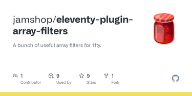 OpenGraph image for github.com/jamshop/eleventy-plugin-array-filters