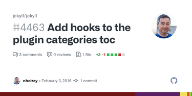 OpenGraph image for github.com/jekyll/jekyll/pull/4463