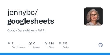 OpenGraph image for github.com/jennybc/googlesheets