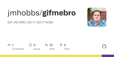 OpenGraph image for github.com/jmhobbs/gifmebro