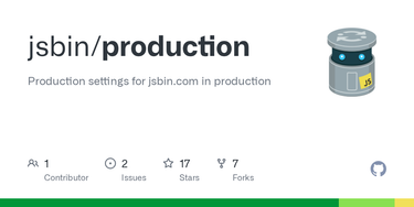 OpenGraph image for github.com/jsbin/production