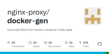 OpenGraph image for github.com/jwilder/docker-gen
