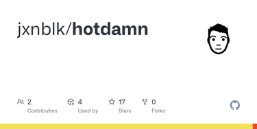 OpenGraph image for github.com/jxnblk/hotdamn
