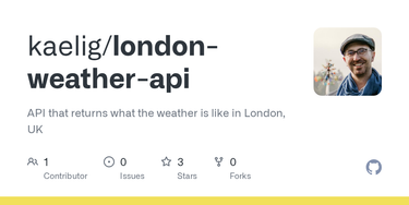 OpenGraph image for github.com/kaelig/london-weather-api