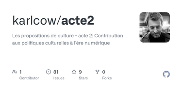 OpenGraph image for github.com/karlcow/acte2/issues?direction=asc&page=1&sort=created&state=open