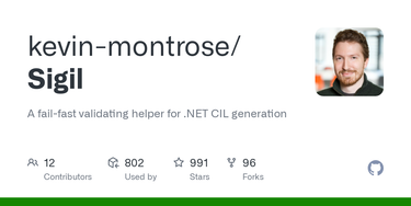 OpenGraph image for github.com/kevin-montrose/Sigil