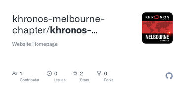 OpenGraph image for github.com/khronos-melbourne-chapter/khronos-melbourne-chapter.github.io