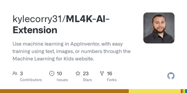 OpenGraph image for github.com/kylecorry31/ML4K-AI-Extension