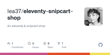 OpenGraph image for github.com/lea37/eleventy-snipcart-shop
