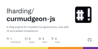 OpenGraph image for github.com/lharding/curmudgeon-js