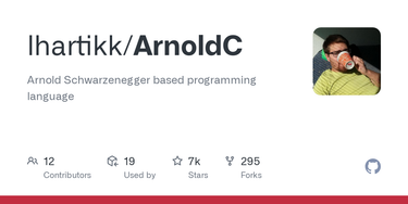 OpenGraph image for github.com/lhartikk/ArnoldC