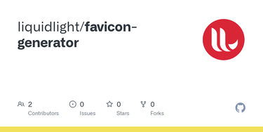 OpenGraph image for github.com/liquidlight/favicon-generator