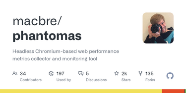 OpenGraph image for github.com/macbre/phantomas