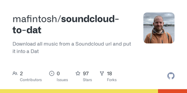 OpenGraph image for github.com/mafintosh/soundcloud-to-dat/