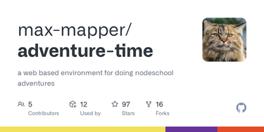 OpenGraph image for github.com/maxogden/adventure-time