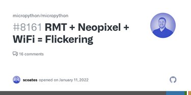 OpenGraph image for github.com/micropython/micropython/issues/8161