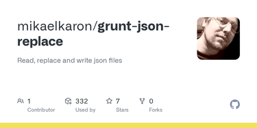 OpenGraph image for github.com/mikaelkaron/grunt-json-replace