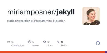 OpenGraph image for github.com/miriamposner/jekyll/commits/gh-pages