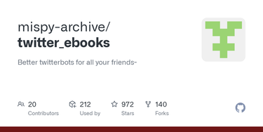 OpenGraph image for github.com/mispy/twitter_ebooks