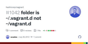 OpenGraph image for github.com/mitchellh/vagrant/pull/1042