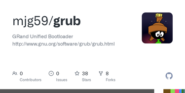 OpenGraph image for github.com/mjg59/grub