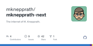 OpenGraph image for github.com/mknepprath/mknepprath-next