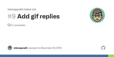 OpenGraph image for github.com/mknepprath/robot-mk/issues/9